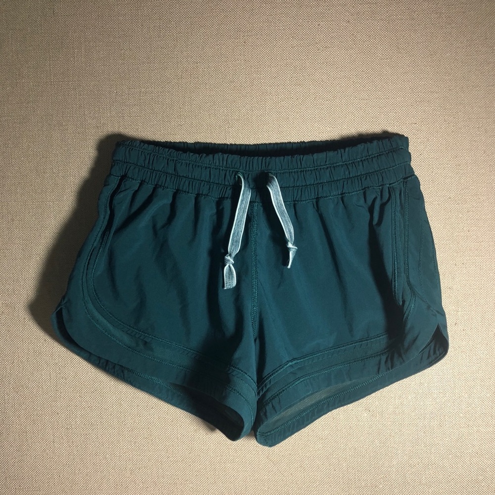 Green Lulu Lemon Shorts